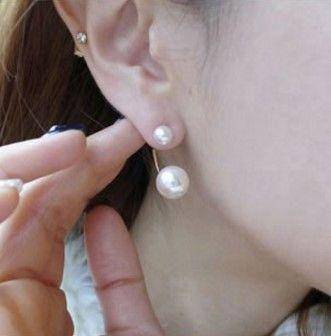 Earring Pearls Double Side Lulu
