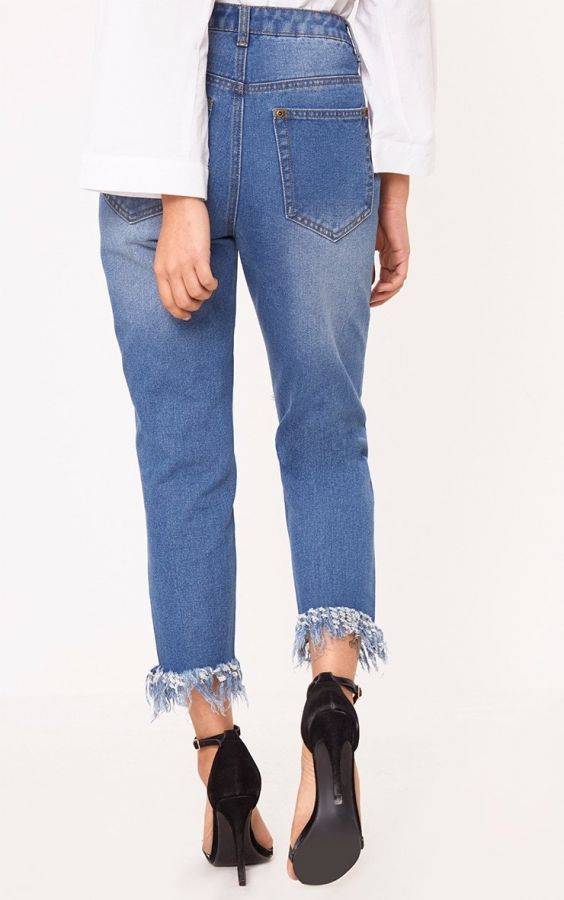 Black trousers with high waist