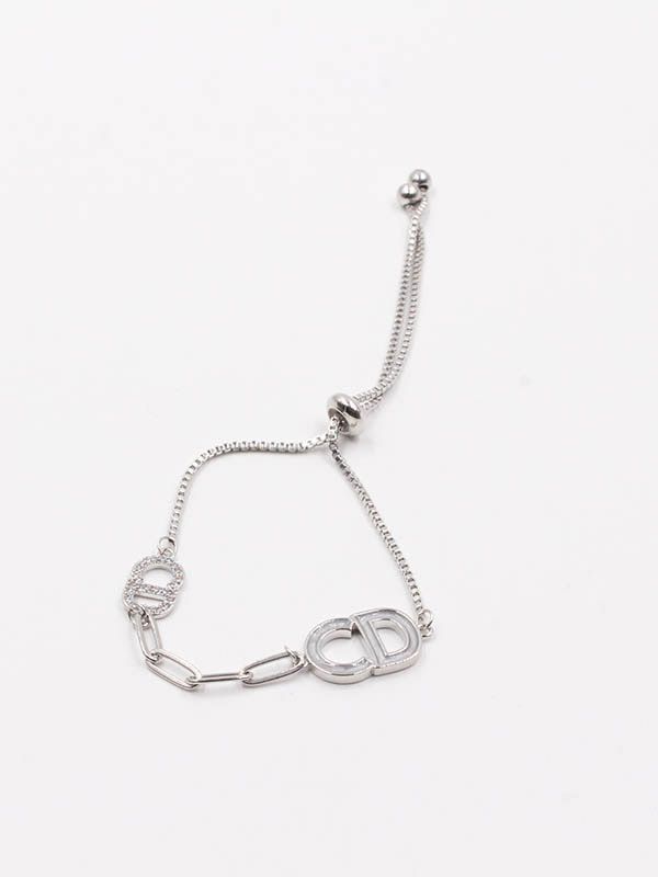 Dior soft chain shell bracelet
