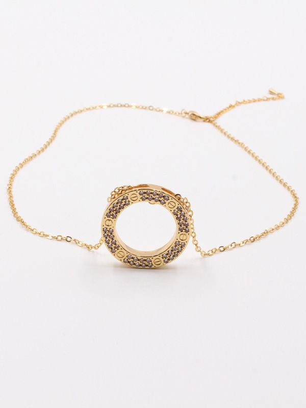 Cartier Round Cubic Zirconia Necklace