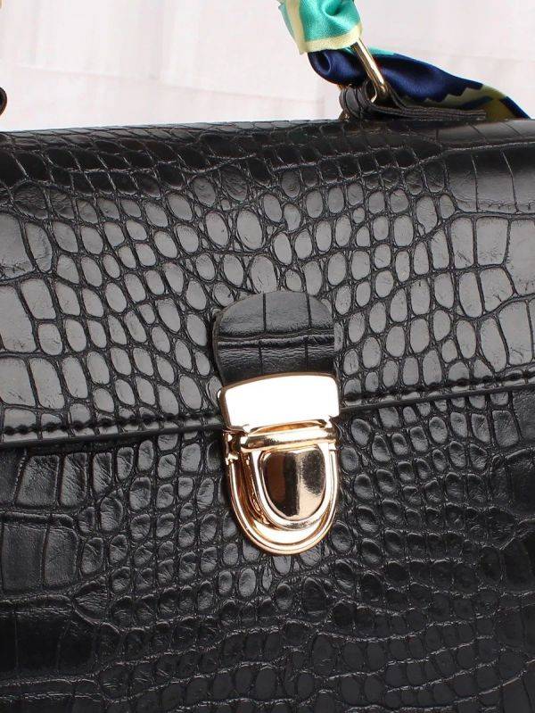 Crocodile skin bag