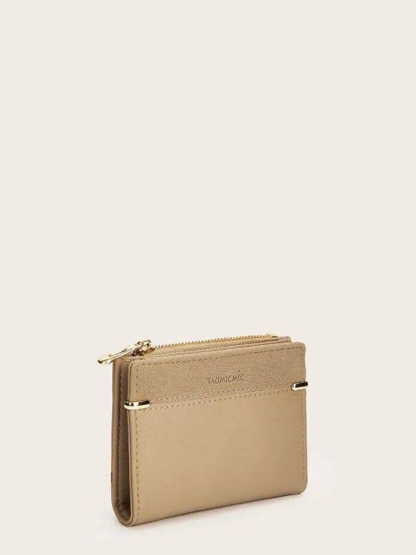 Luxury faux leather wallet