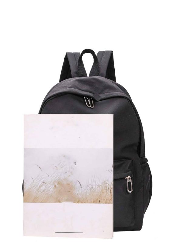 Black school backpack