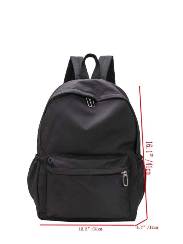 Black school backpack