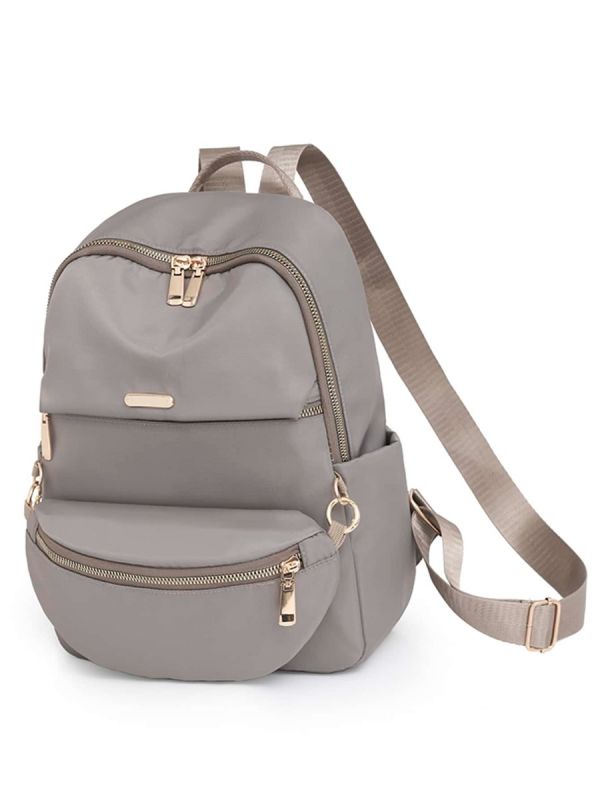 Gray large backpack