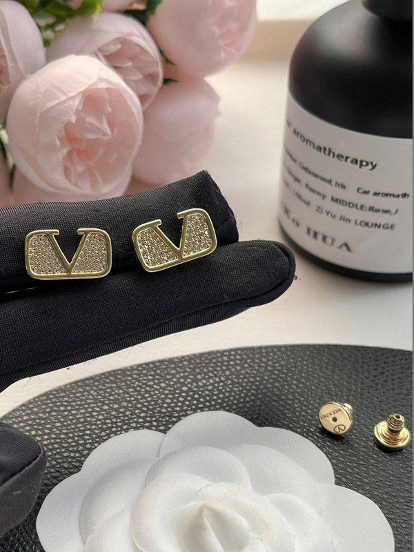 Valentino cubic zirconia earrings