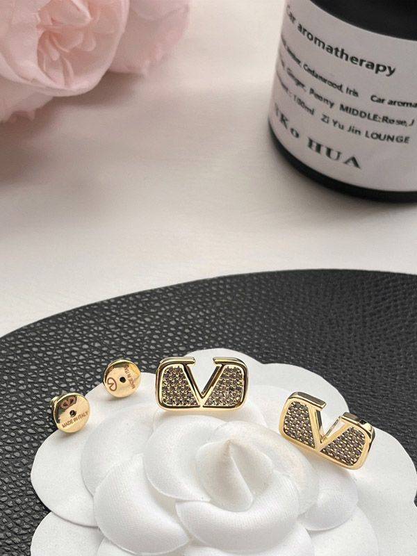 Valentino cubic zirconia earrings