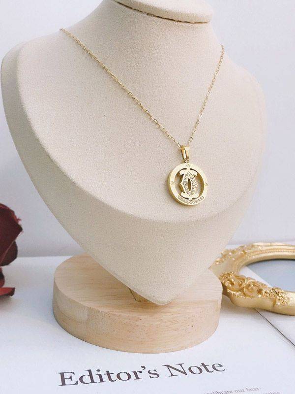 Cartier Circle Logo Necklace