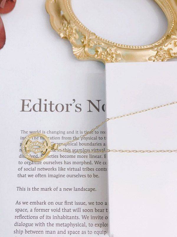 Cartier Circle Logo Necklace