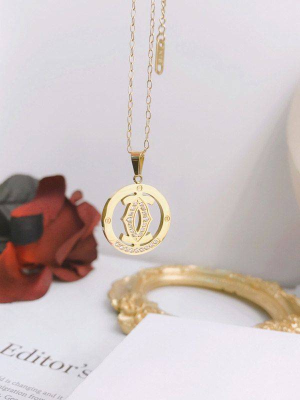 Cartier Circle Logo Necklace