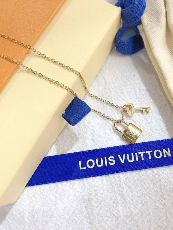 Louis Vuitton Key & Lock Necklace