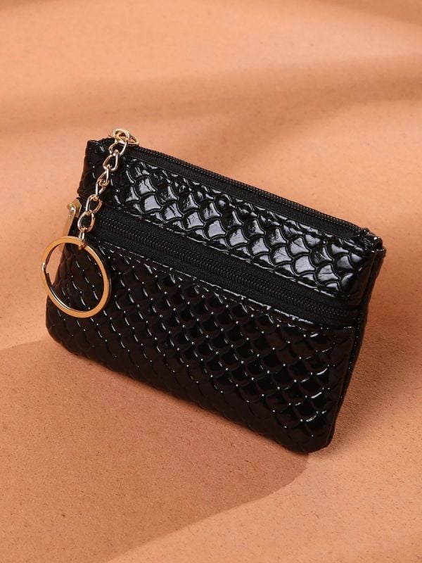 Black coin purse
