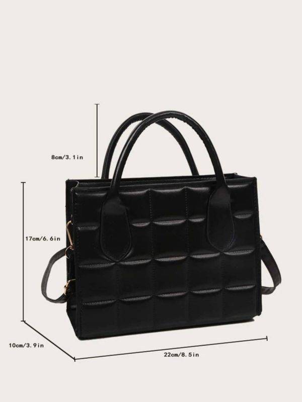 black square bag