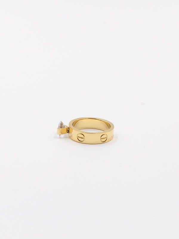 CARTIER 18K Gold Love Wedding Ring #62 – Brand Off Hong Kong Online Store