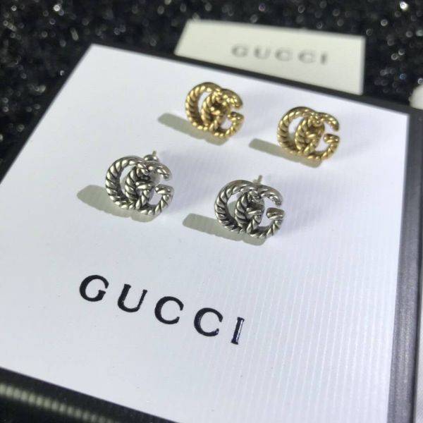 Gucci Logo Antique Small Earring