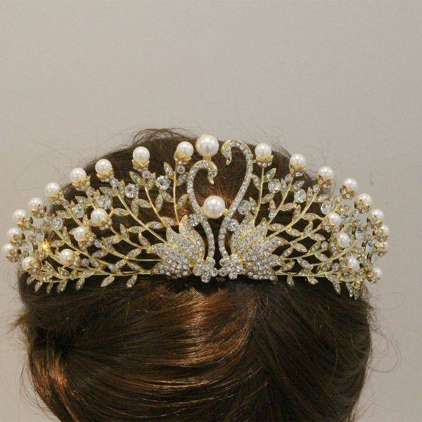 Hair accessories Taj crown crystal