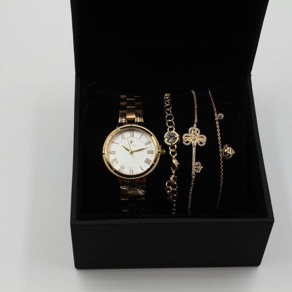 A set of watches and 3 elegant bracelets