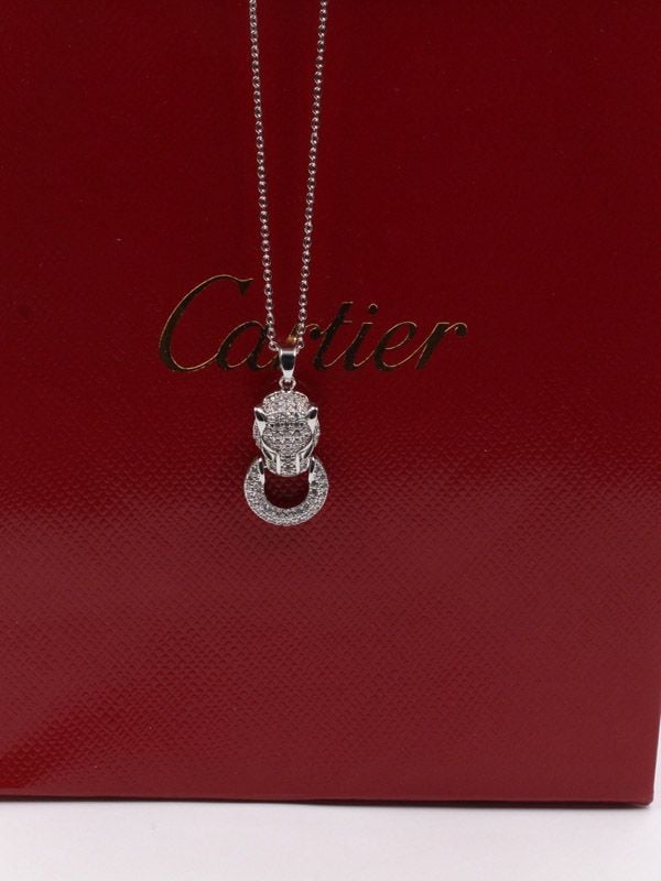 Cartier Tiger Circle Face Necklace