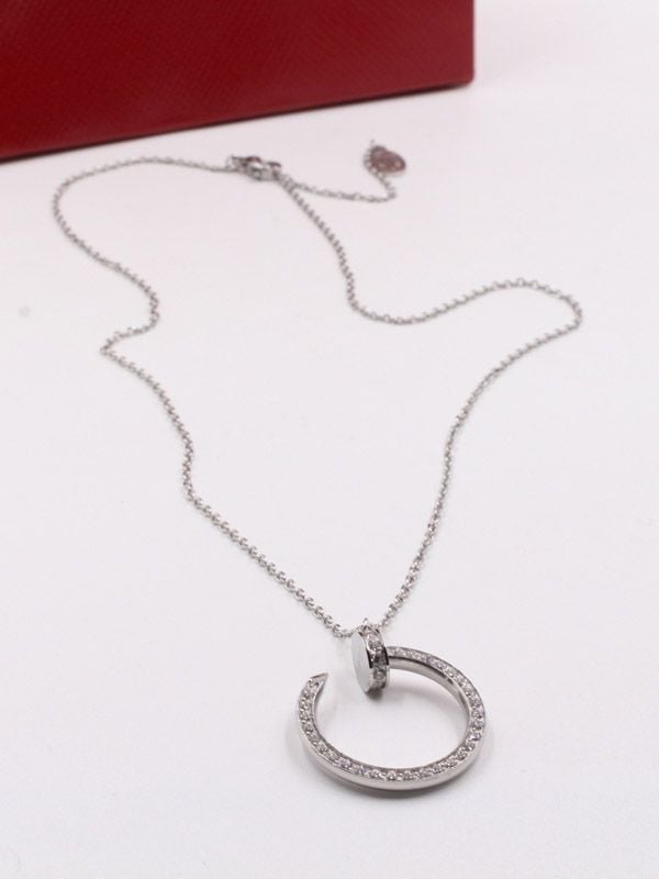 Cartier nail chain, large zircon