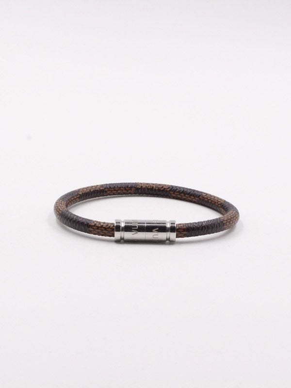 Louis Vuitton brown leather bracelets