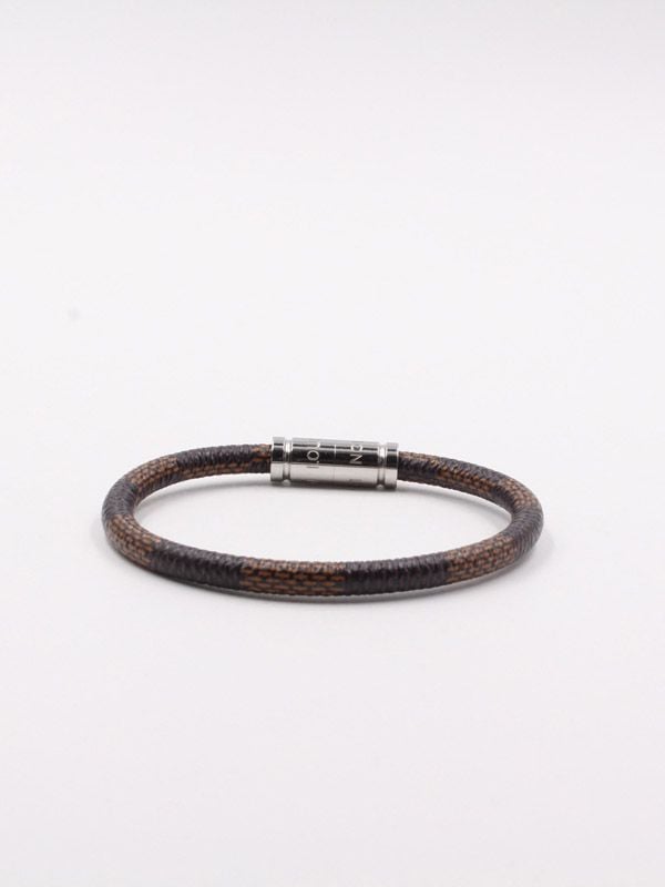 Louis Vuitton brown leather bracelets