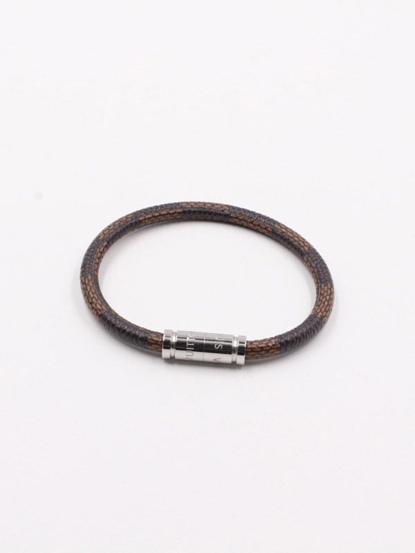 Louis Vuitton brown leather bracelets