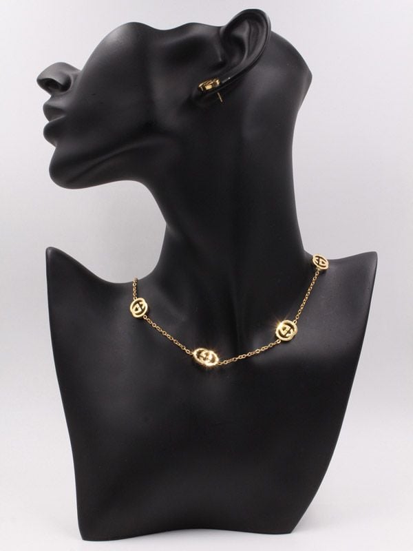 Gucci necklace and earring set sales