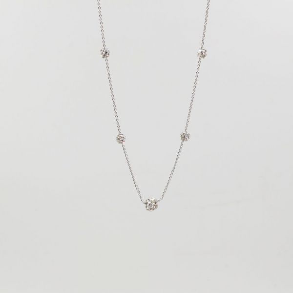 Catenary Crystal Bulls Necklace