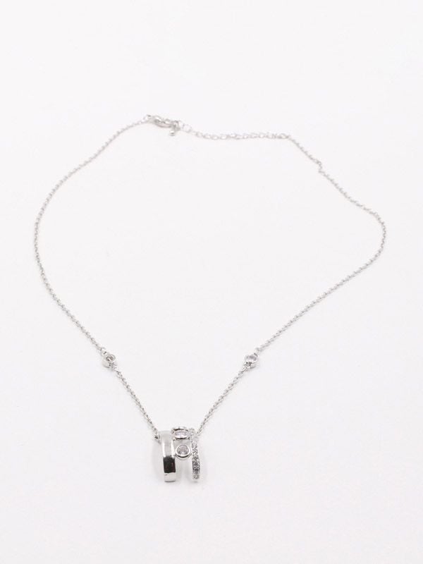 Gold and silver Messika necklace