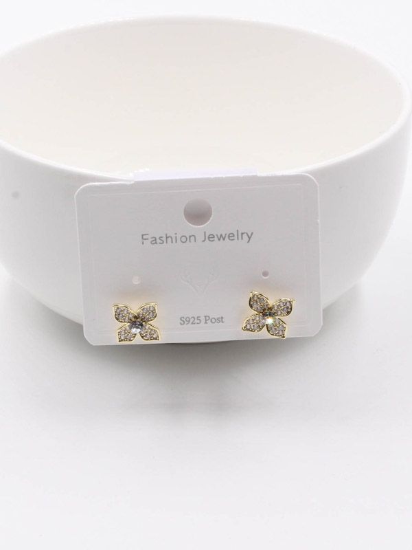 Roberto Coin Cubic Zirconia Small Cubic Zirconia Stud Earrings