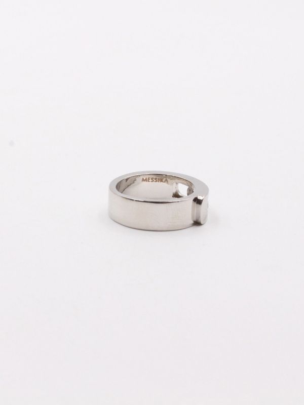 Messika Zircon Three Stones Flat Ring