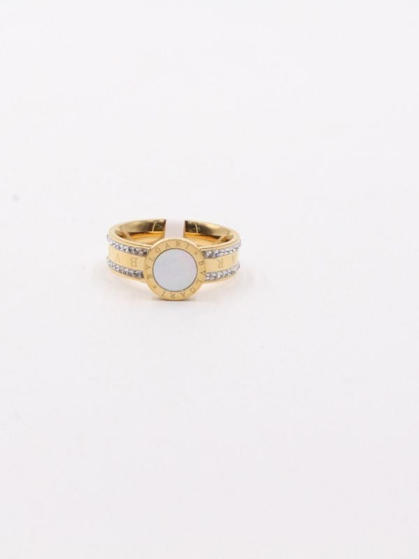 Bvlgari Crystal Shell Ring