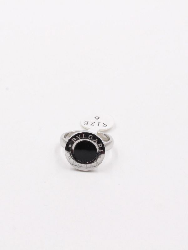 Bvlgari black stone ring