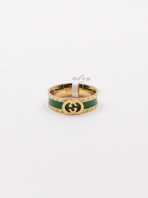 Gucci logo colorful ring