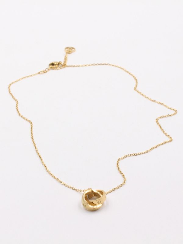 Soft gold Cartier Love necklace