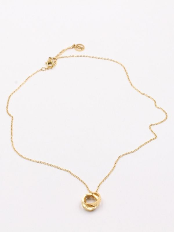 Soft gold Cartier Love necklace