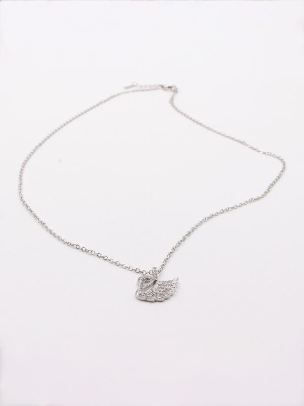 Swarovski zircon silver necklace