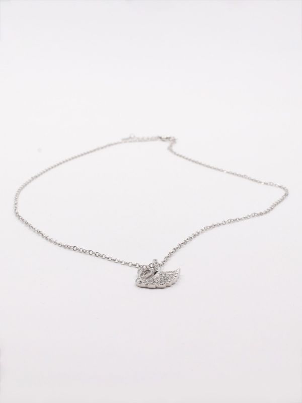 Swarovski zircon silver necklace