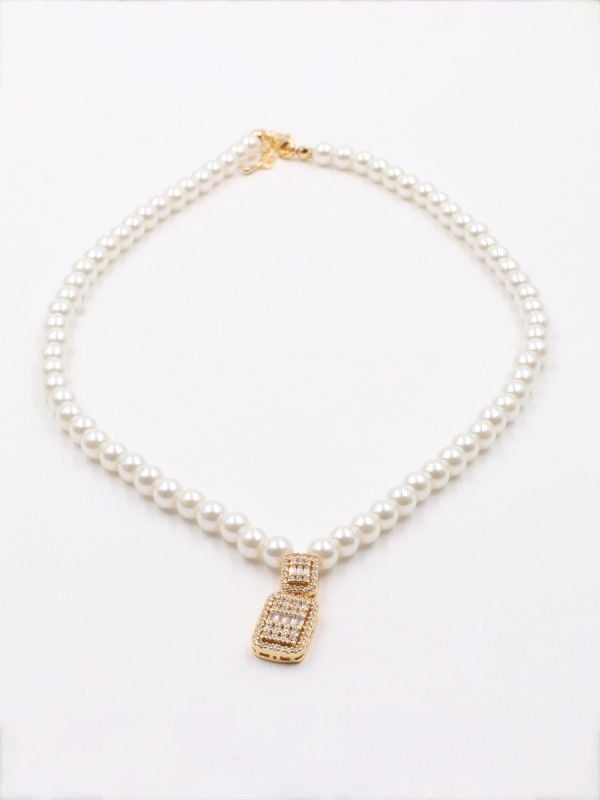 Lulu soft zircon necklace