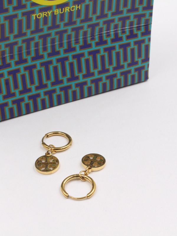 Tory Burch Logo Clip Earring