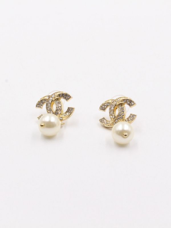 Chanel Loulou Big Stone Earrings