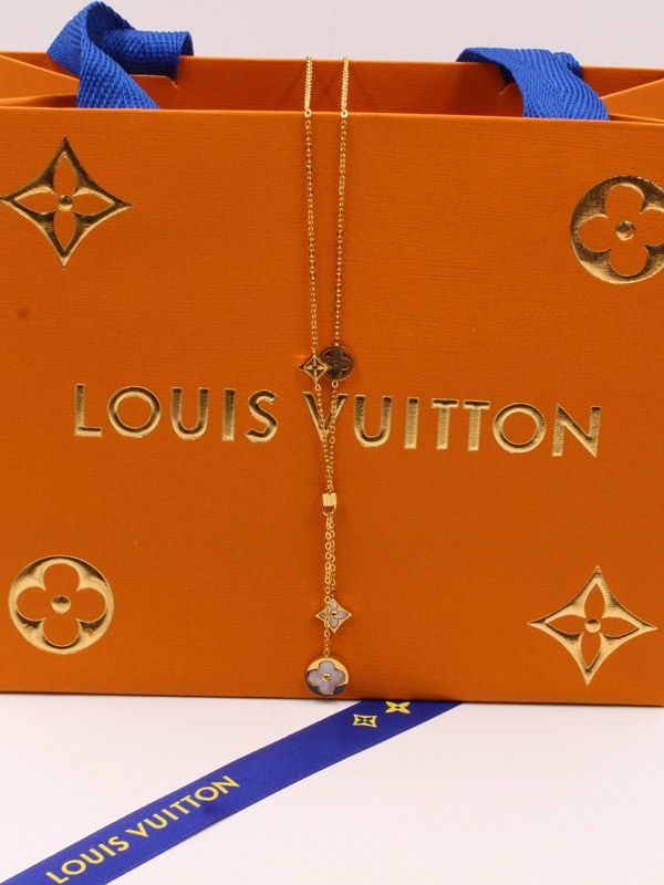 Gold Louis Vuitton necklace
