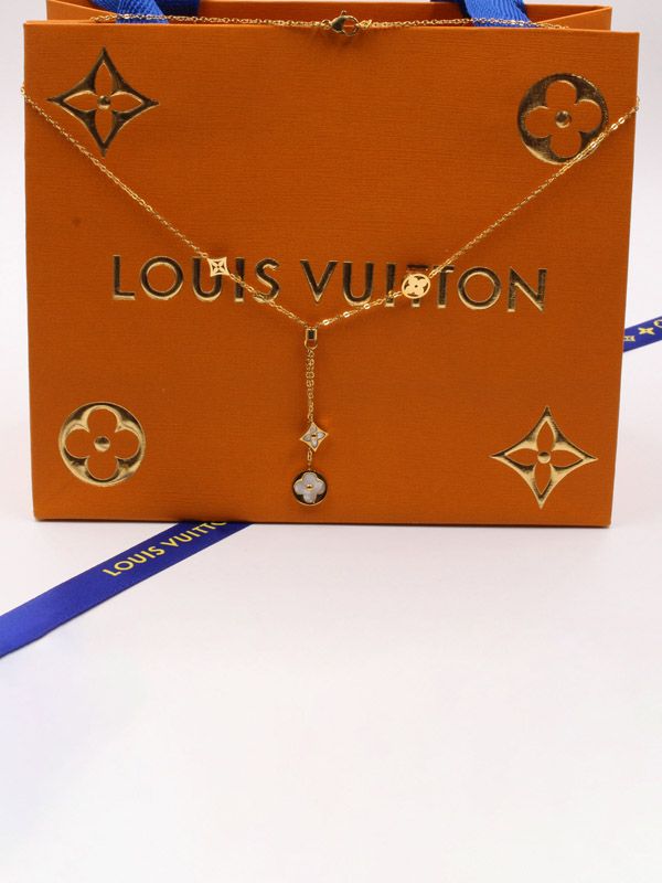 Gold Louis Vuitton necklace