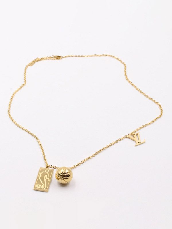 Gold Louis Vuitton Bulls Necklace