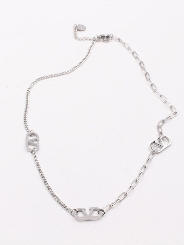 Soft gold Valentino necklace