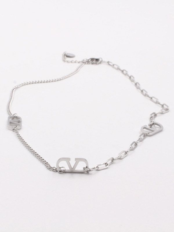 Soft gold Valentino necklace