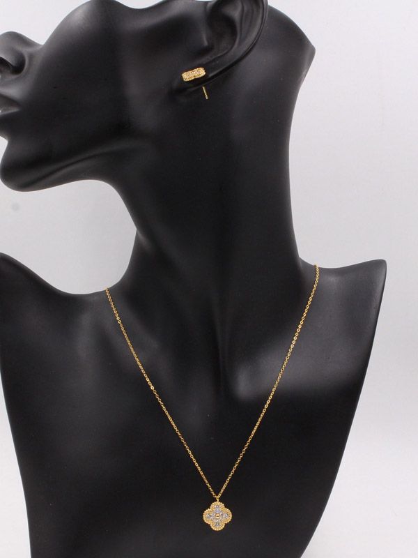 Van Cleef set for children, zircon, 2 pieces