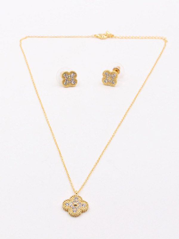 Van Cleef set for children, zircon, 2 pieces