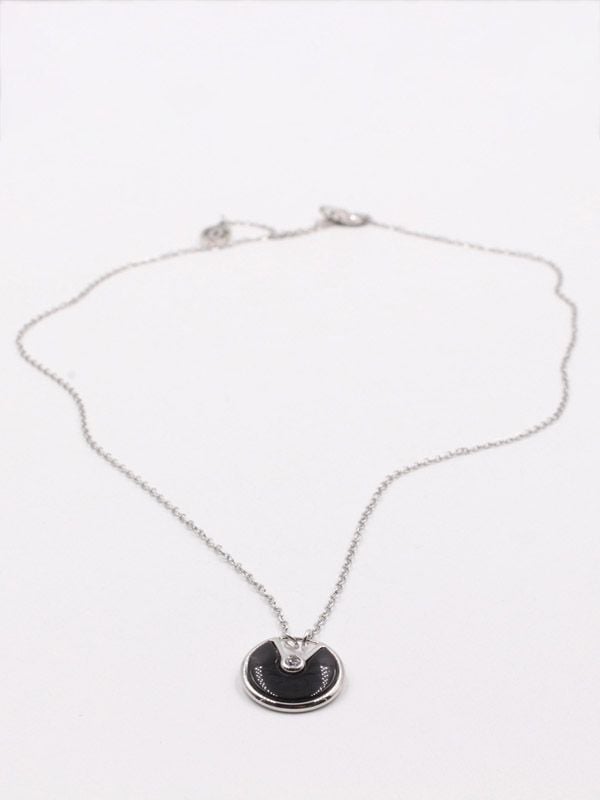 Cartier Circle Logo Shell Colorful Necklace