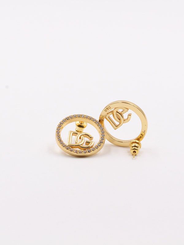 Dolce & Gabbana gold zircon earring